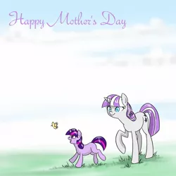 Size: 1280x1280 | Tagged: artist:valkyrie-girl, derpibooru import, mother's day, safe, twilight sparkle, twilight velvet