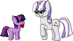 Size: 1000x572 | Tagged: artist:chibi95, derpibooru import, female, filly, mother's day, safe, twilight sparkle, twilight velvet