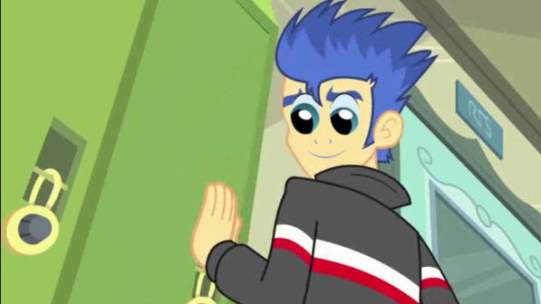 Size: 597x336 | Tagged: safe, derpibooru import, edit, edited screencap, screencap, flash sentry, equestria girls, equestria girls (movie), brad, meme, solo, twily face