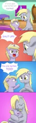 Size: 1033x3508 | Tagged: safe, artist:doublewbrothers, derpibooru import, derpy hooves, dinky hooves, pegasus, pony, unicorn, comic, comic sans, crying, cute, equestria's best daughter, equestria's best mother, feels, female, filly, manly tears were shed, mare, mother and child, mother and daughter, mother's day, right in the feels, sad, sadorable, shut up, the feels, weapons-grade cute, wholesome