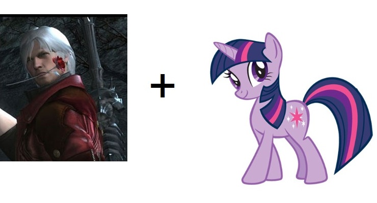 Size: 740x400 | Tagged: crack shipping, dante (devil may cry), derpibooru import, devil may cry, devil may cry 4, exploitable meme, meme, otp, safe, shipping, twilight sparkle