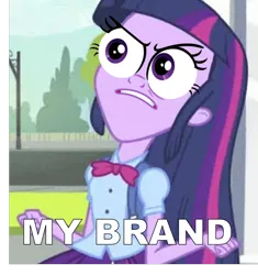 Size: 914x972 | Tagged: safe, derpibooru import, edit, edited screencap, screencap, twilight sparkle, equestria girls, equestria girls (movie), 1-800-contacts, cropped, exploitable meme, meme, response, solo, special eyes, twiscream