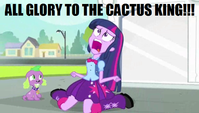 Size: 648x370 | Tagged: safe, derpibooru import, edit, edited screencap, screencap, spike, twilight sparkle, dog, equestria girls, equestria girls (movie), caption, duo, exploitable meme, medibot, meme, pokecapn, spike the dog, twiscream