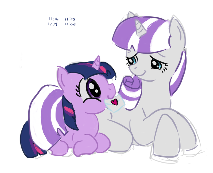 Size: 1000x815 | Tagged: artist:king-kakapo, derpibooru import, female, letter, mother and child, mother and daughter, mother's day, safe, twilight sparkle, twilight velvet