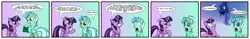 Size: 3806x600 | Tagged: safe, artist:gray--day, derpibooru import, lyra heartstrings, princess luna, twilight sparkle, twilight sparkle (alicorn), alicorn, equestria girls, comic, drool, white noise