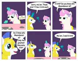 Size: 1292x1020 | Tagged: artist:t-brony, comic, comic:friendship is tragic, comic sans, derpibooru import, moondancer (tragic), royal guard, safe, twinkleshine