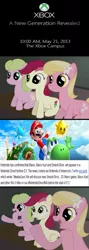 Size: 490x1383 | Tagged: ? block, daisy, derpibooru import, e3, exploitable meme, flower trio, flower wishes, lily, lily valley, lubba, luma, mario, meme, nintendo, reaction guys, reaction ponies, roseluck, safe, star bits, starship mario, super mario bros., super mario galaxy, super mario galaxy 2, toad (mario bros), xbox, yoshi