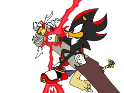 Size: 800x600 | Tagged: artist:shadoweco, blog, chaos, crossover, derpibooru import, discord, discord-trolls, old version, safe, shadow the hedgehog, sonic the hedgehog (series), tumblr