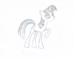 Size: 1730x1345 | Tagged: artist:sigmanas, derpibooru import, interested, pencil drawing, safe, solo, traditional art, twilight sparkle