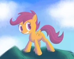 Size: 1500x1200 | Tagged: artist:cyberfire22, derpibooru import, safe, scootaloo, solo