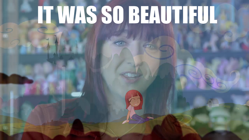 Size: 1280x720 | Tagged: 4chan, caption, derpibooru import, doom faust, doom paul, exploitable meme, human, image macro, irl, irl human, lauren faust, meme, photo, safe, text