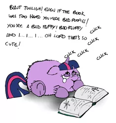 Size: 1629x1724 | Tagged: artist:coalheart, book, crying, derpibooru import, fluffy pony, hoof sucking, safe, solo, twifluff, twilight sparkle