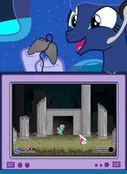 Size: 563x769 | Tagged: derpibooru import, exploitable meme, gamer luna, gamer meme, meme, minty, minty fresh adventure, obligatory pony, princess luna, safe, toothpaste, tv meme