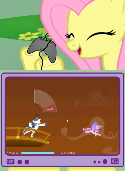 Size: 511x700 | Tagged: cadance toss, derpibooru import, epic wife tossing, exploitable meme, fastball special, fluttershy, game, gamer meme, happy, meme, obligatory pony, princess cadance, safe, shining armor, tv meme