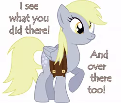 Size: 1045x894 | Tagged: artist needed, safe, derpibooru import, derpy hooves, pegasus, pony, female, i see what you did there, mare