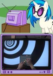 Size: 564x800 | Tagged: ableton live, daft punk, derpibooru import, exploitable meme, jack conte, mash up, meme, obligatory pony, safe, skrillex, tv meme, vinyl scratch