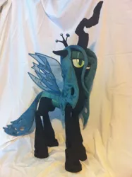 Size: 1280x1714 | Tagged: artist:makeitsew, derpibooru import, irl, photo, plushie, queen chrysalis, safe