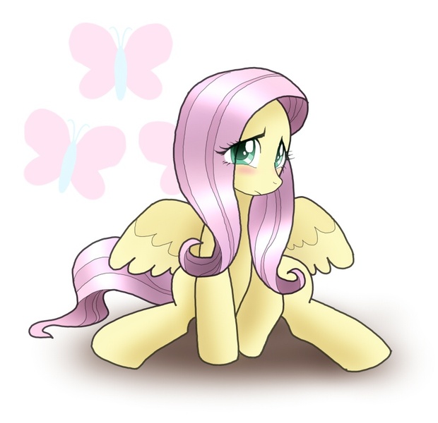 Size: 826x800 | Tagged: artist:orca, derpibooru import, fluttershy, pixiv, safe, solo