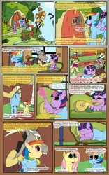 Size: 1024x1638 | Tagged: safe, artist:firefanatic, derpibooru import, discord, fluttershy, rainbow dash, twilight sparkle, twilight sparkle (alicorn), alicorn, pony, alliance, comic, cottage, couch, fluttershy's cottage