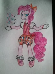 Size: 539x719 | Tagged: artist:dirkjake-is-not-canon, clothes, cosplay, costume, derpibooru import, pinkie pie, ponponpon, safe, solo
