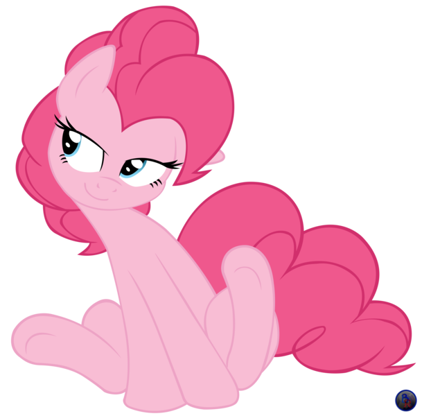 Size: 5225x5146 | Tagged: safe, artist:joey darkmeat, artist:mlpblueray, derpibooru import, pinkie pie, earth pony, pony, absurd resolution, simple background, sitting, solo, transparent background, vector