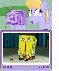 Size: 415x500 | Tagged: safe, derpibooru import, cloud kicker, derp, exploitable meme, faic, i had an accident, image, jpeg, meme, obligatory pony, spongebob squarepants, spongebob squarepants (character), tv meme