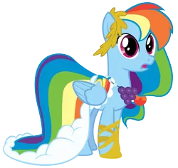 Size: 4487x4231 | Tagged: safe, artist:kirotalon, derpibooru import, rainbow dash, pegasus, pony, the best night ever, absurd resolution, clothes, dress, gala dress, simple background, solo, transparent background, vector
