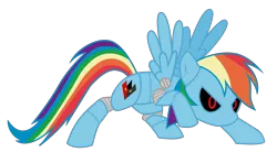 Size: 3256x1792 | Tagged: artist:frankleonhart, derpibooru import, metal dash, rainbow dash, robot, safe, simple background, solo, transparent background, vector