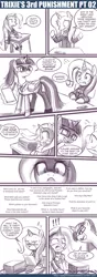 Size: 600x1711 | Tagged: dead source, suggestive, artist:johnjoseco, derpibooru import, trixie, twilight sparkle, twilight sparkle (alicorn), alicorn, pony, ask gaming princess luna, ask princess molestia, comic, image, paper, pencil, png, test, vulgar