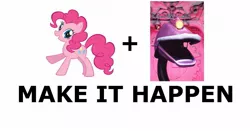 Size: 1337x700 | Tagged: derpibooru import, exploitable meme, gypsy pie, gypsy(robot), make it happen, meme, meta, mystery science theater 3000, pinkie pie, pun, romani, safe