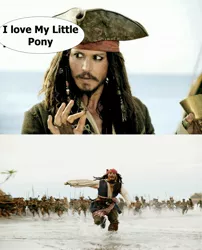 Size: 2404x2976 | Tagged: barely pony related, derpibooru import, exploitable meme, hater, jack sparrow, meme, reaction image, safe, unpopular opinion sparrow