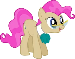 Size: 6000x4735 | Tagged: absurd resolution, artist:sairoch, derpibooru import, excited, glasses, mayor mare, non-dyed mayor, pink hair, safe, simple background, smiling, solo, transparent background, vector