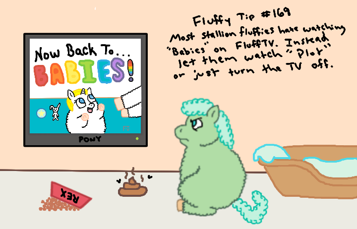 Size: 720x462 | Tagged: babies, derpibooru import, flufftv, fluffy pony, fluffy pony original art, fluffy tips, poop, safe