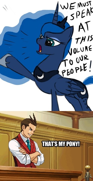 Size: 478x929 | Tagged: ace attorney, apollo justice, chords of steel, derpibooru import, princess luna, safe, traditional royal canterlot voice