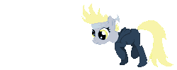 Size: 400x160 | Tagged: safe, artist:tomdantherock, derpibooru import, derpy hooves, pegasus, pony, animated, catsuit, female, konami, mare, metal gear, simple background, sneaking, sneaking suit, solo, transparent background