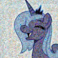 Size: 4960x4960 | Tagged: absurd resolution, artist:lacon-te, derpibooru import, mosaic, princess luna, s1 luna, safe