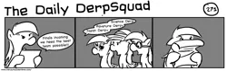 Size: 1280x404 | Tagged: safe, artist:tetrapony, derpibooru import, derpy hooves, pegasus, pony, comic:the daily derp, female, mare, the daily derpsquad