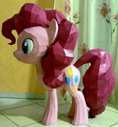 Size: 1953x2085 | Tagged: artist:znegil, craft, derpibooru import, papercraft, pinkie pie, safe