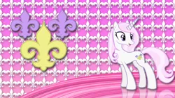 Size: 2732x1536 | Tagged: artist:jamesg2498, cutie mark, derpibooru import, fleur-de-lis, safe, solo, vector, wallpaper