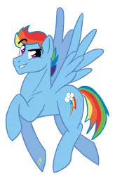 Size: 904x1380 | Tagged: artist:ordinarydraw, derpibooru import, rainbow blitz, rainbow dash, rule 63, safe, solo