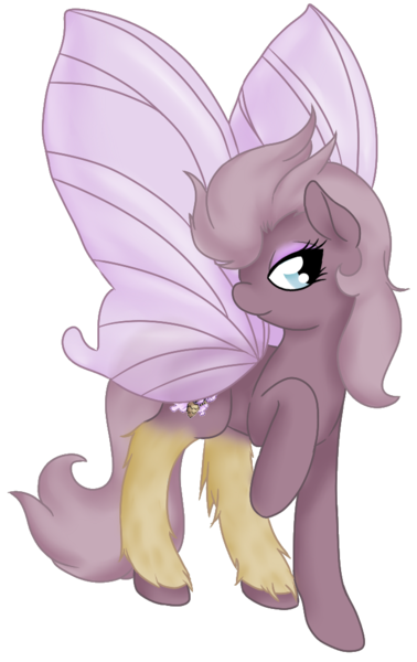 Size: 659x1047 | Tagged: safe, artist:mondlichtkatze, derpibooru import, ponified, moth, pony, venomoth, pokémon, solo