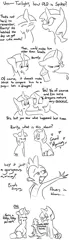 Size: 1000x3640 | Tagged: suggestive, artist:captain mwai, derpibooru import, rarity, spike, twilight sparkle, bedroom eyes, blushing, comic, eyes closed, female, floppy ears, frown, gritted teeth, heart, implied foalcon, implied sex, male, raised hoof, shipping, sitting, smiling, smirk, sparity, straight, unamused, wavy mouth, wide eyes