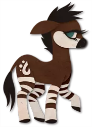 Size: 583x800 | Tagged: artist:sleepwalks, derpibooru import, oc, okapi, safe, solo, unofficial characters only