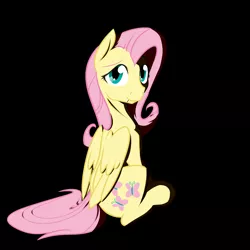 Size: 3000x3000 | Tagged: artist:geomancing, dark, derpibooru import, fangs, fluttershy, hilarious in hindsight, safe, solo, vampire