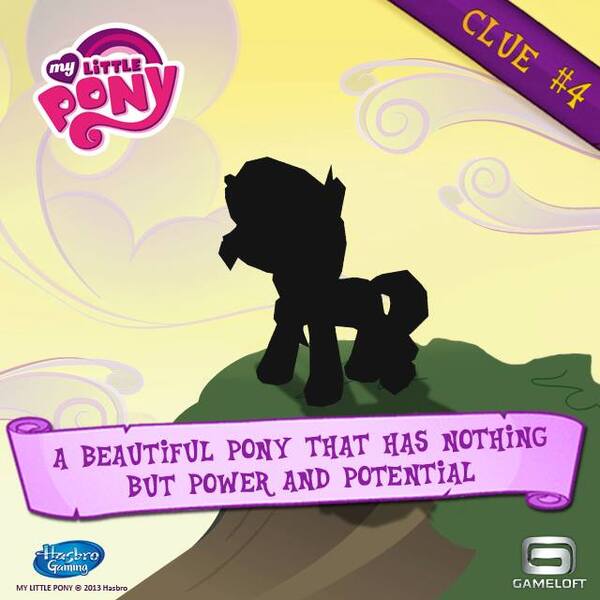 Size: 640x640 | Tagged: safe, derpibooru import, official, sunset shimmer, pony, gameloft, logo, silhouette, solo