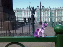 Size: 2592x1944 | Tagged: artist:madhotaru, derpibooru import, hermitage, irl, photo, ponies around the world, russia, safe, saint petersburg, toy, twilight sparkle