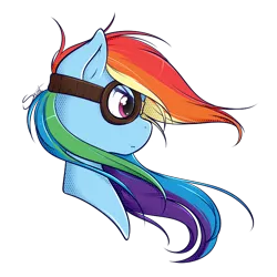 Size: 750x750 | Tagged: artist:secret-pony, derpibooru import, goggles, rainbow dash, safe, solo
