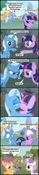 Size: 1024x4584 | Tagged: safe, artist:bronybyexception, derpibooru import, apple bloom, featherweight, scootaloo, sweetie belle, trixie, twilight sparkle, pony, blushing, comic, cutie mark crusaders, featherbloom, female, i have no mouth and i must scream, kissing, kissu, lesbian, male, now kiss, pointy ponies, shipper on deck, shipping, straight, twixie, voodoo doll