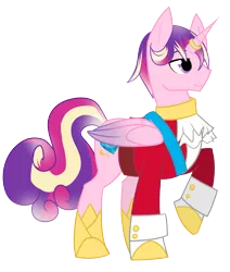 Size: 2305x2719 | Tagged: artist:wicklesmack, derpibooru import, jewelry, prince bolero, princess cadance, ring, rule 63, safe, simple background, solo, transparent background, vector