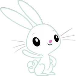 Size: 6989x6987 | Tagged: absurd resolution, angel bunny, artist:fureox, derpibooru import, safe, simple background, solo, transparent background, vector